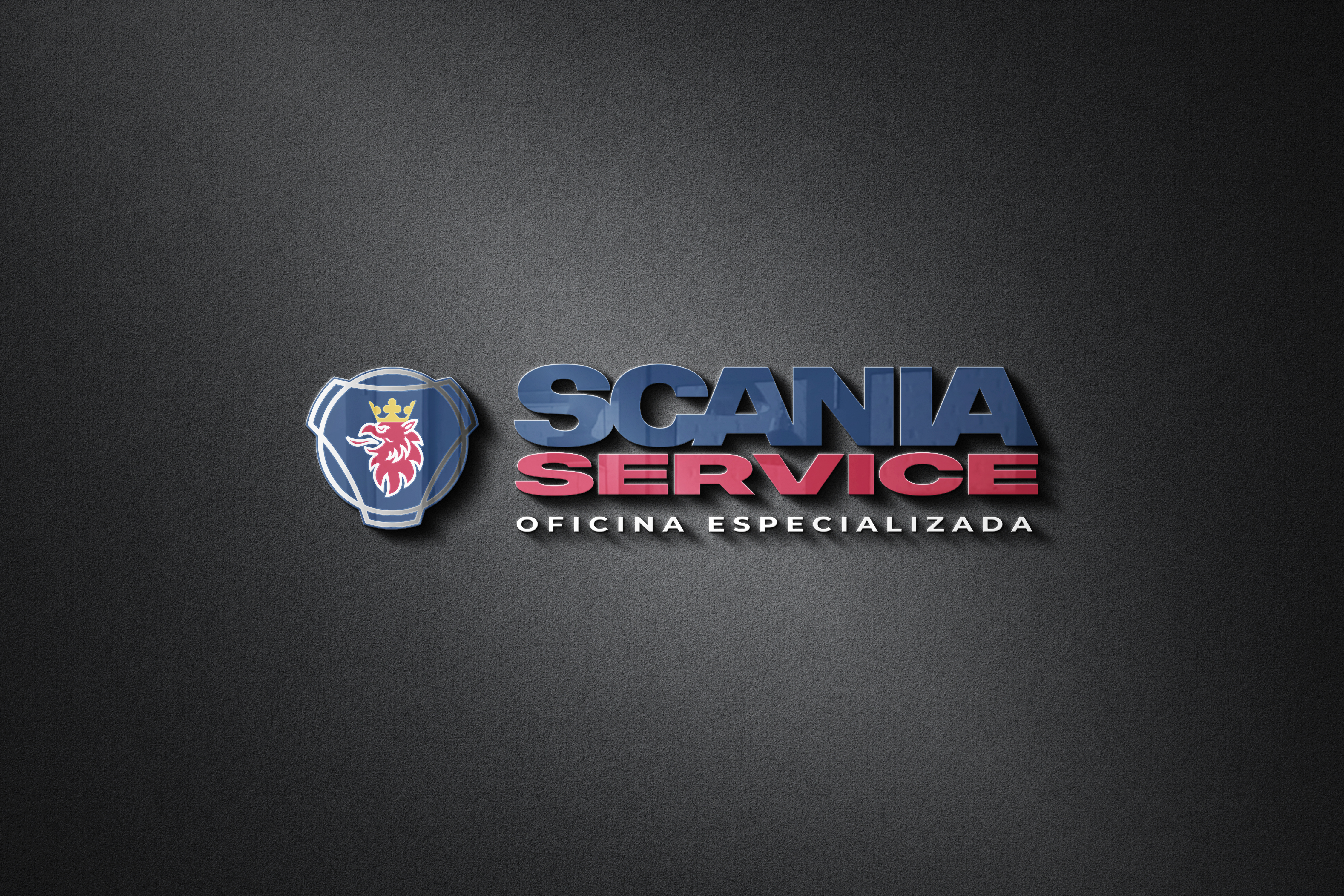 Wallpaper logo da empresa Scania Service