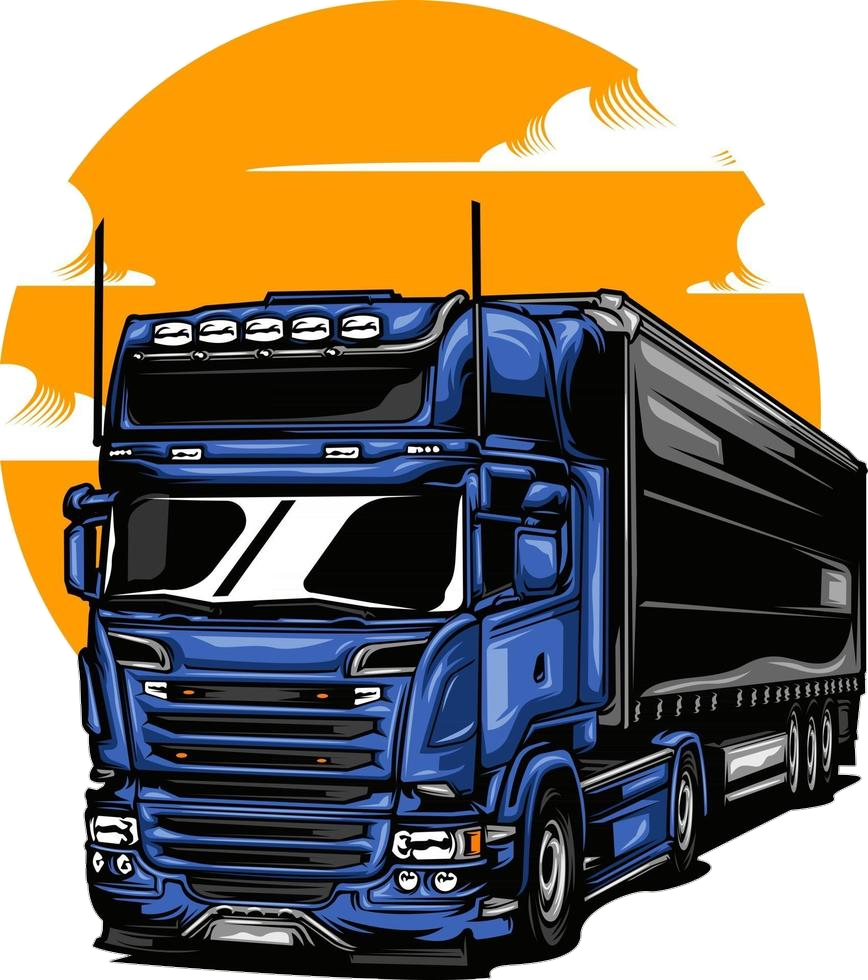 icon de caminhão com fundo transparente